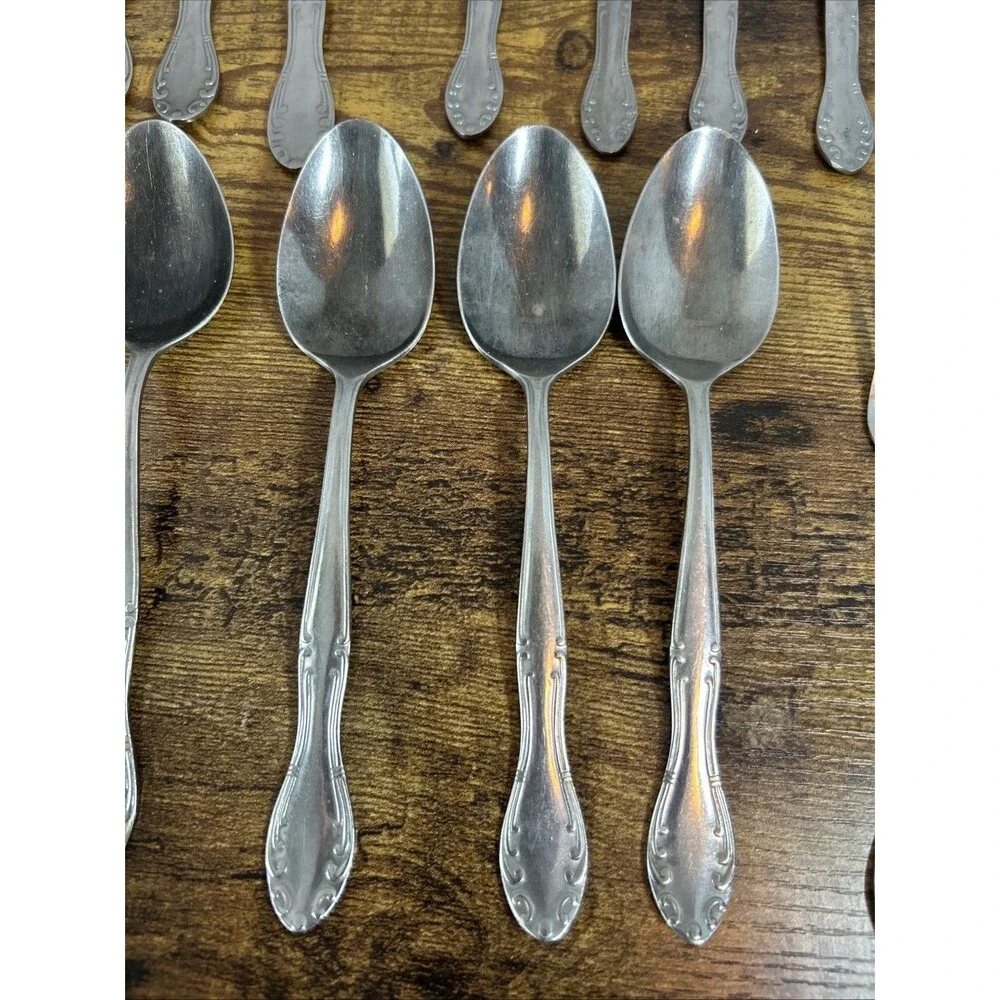 Hampton Hall Carolyn Stainless Flatware Mixed Lot 23 Pc Replacement Set Vintage